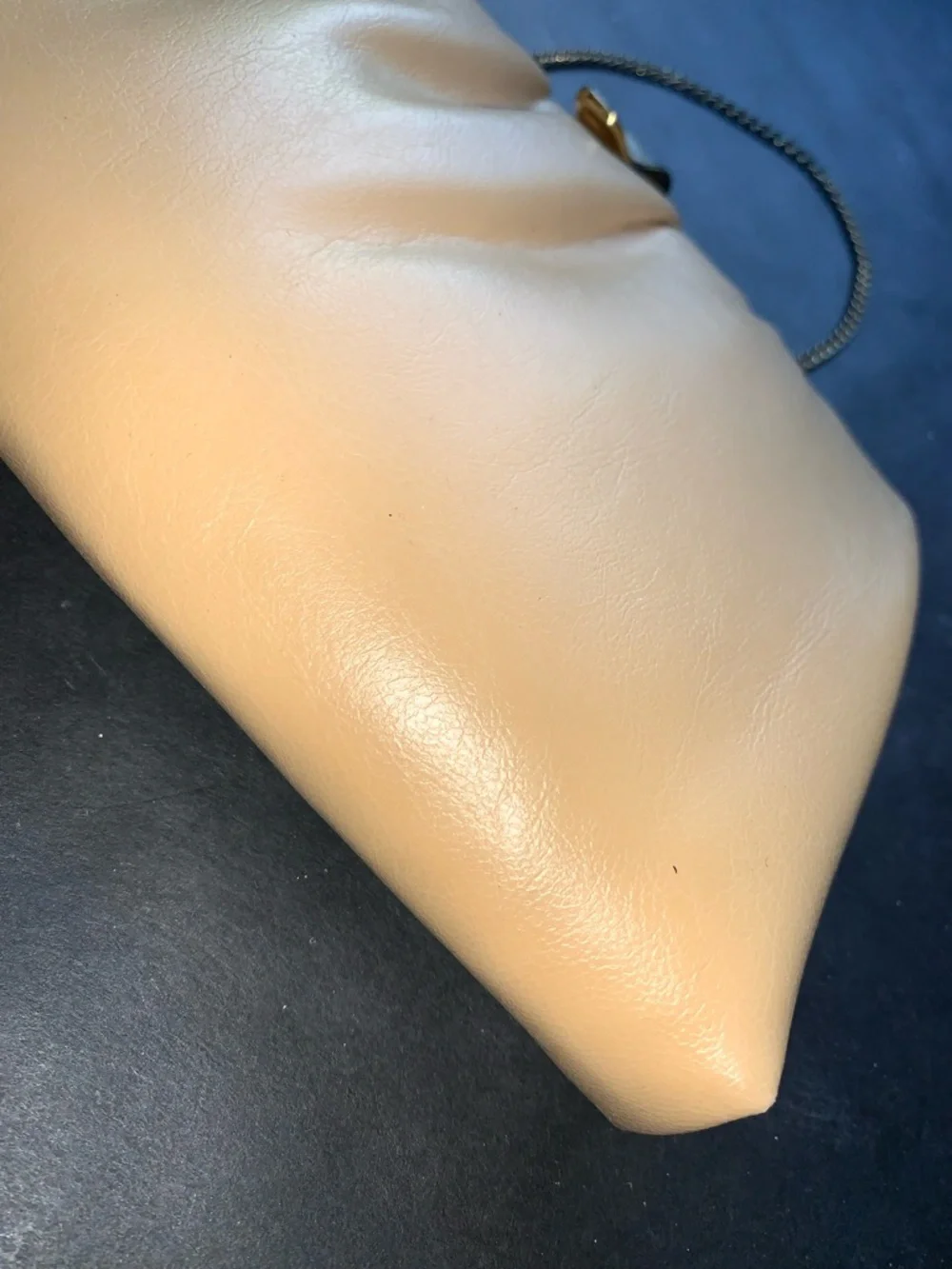 s l e e k :: Vintage Tan Convertible Evening Purse Clutch